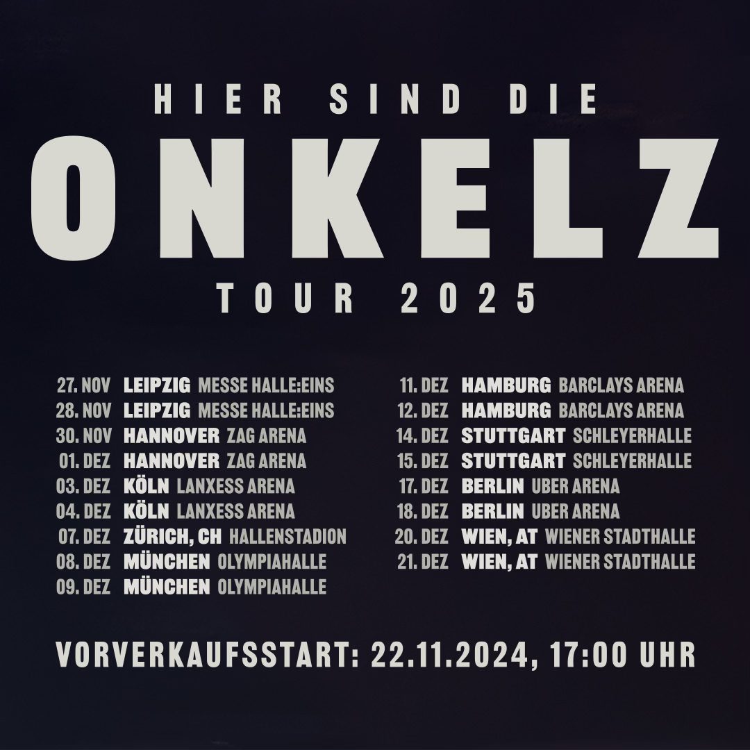 467173743_1163709188443686_4217851150911582462_n HIER SIND DIE ONKELZ - DIE TOUR 2025