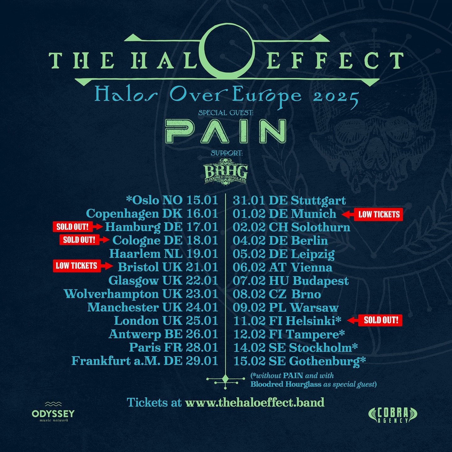 The-Halo-Effect-Tourflyer The Halo Effect – Wenn schwedische Melodic Death Metaller auf Tour gehen