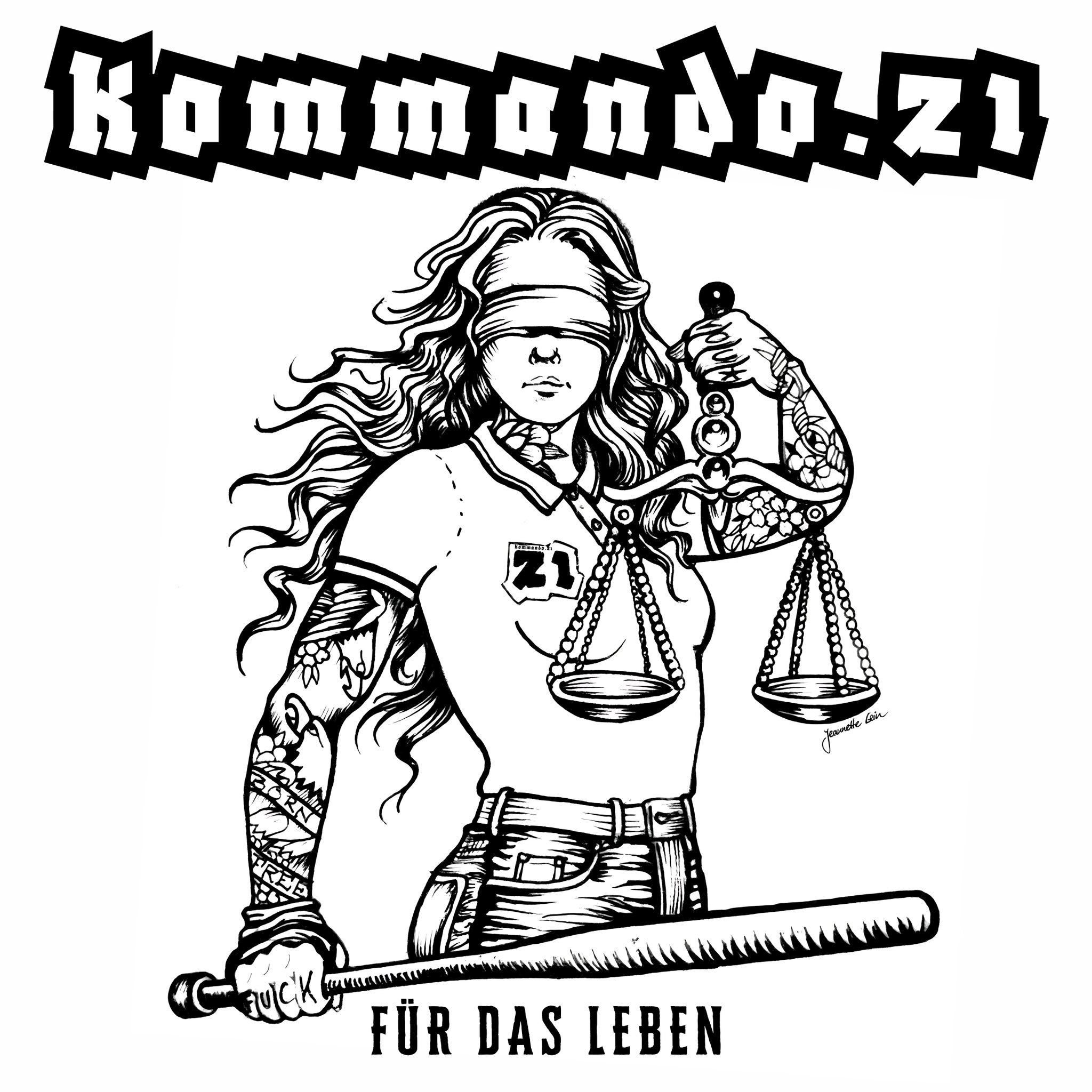 VB-Ankuendigung-Kommando.21-mit-neuem-Album-Quelle_FB-Kommando.21-Zeichnung-von-Jeanette-Lein Kommando.21 – für die Szene, FÜR DAS LEBEN, das neue Album