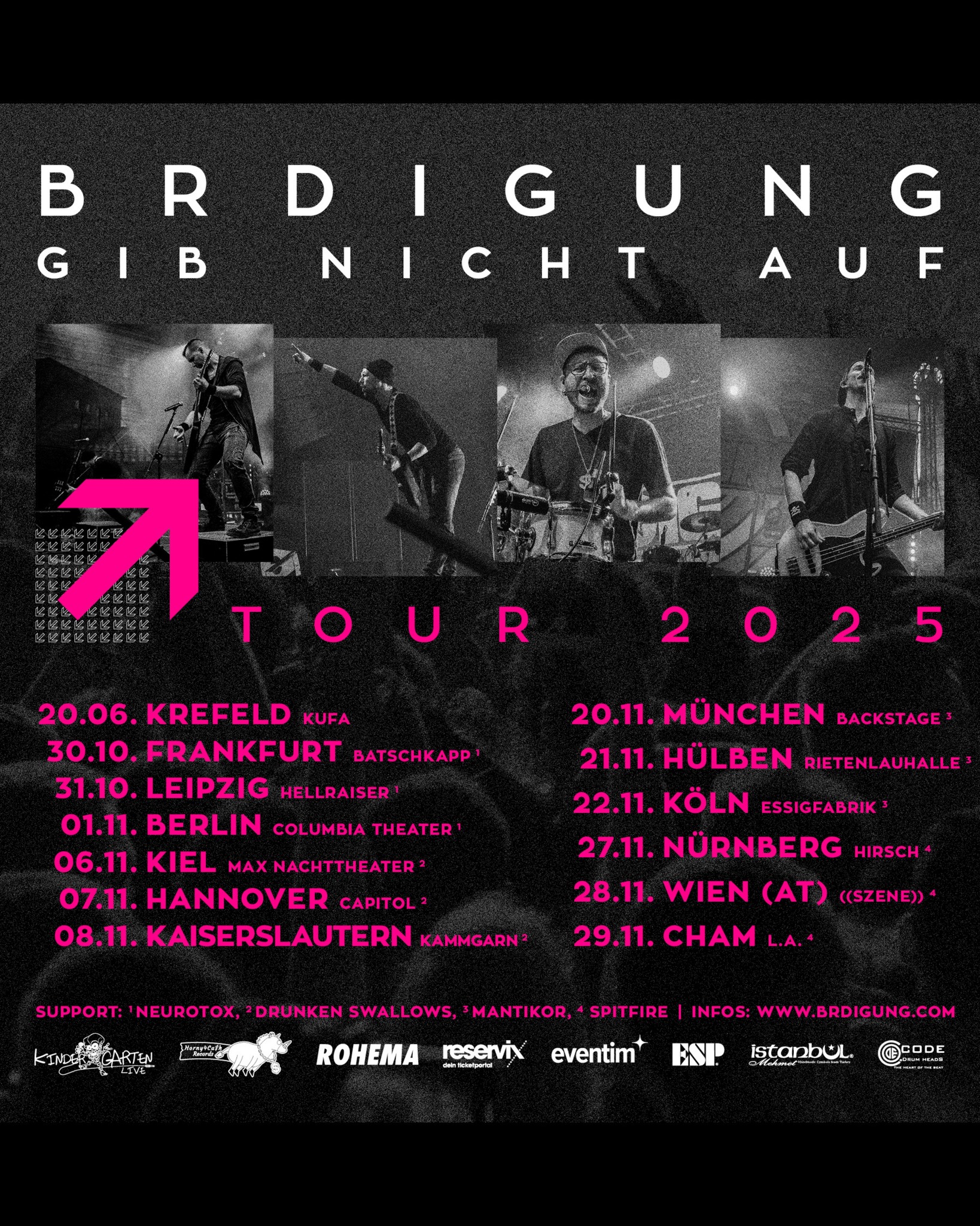 Flyer-mit-Supportuebersicht BRDIGUNG gehen mit einer klaren Botschaft auf Angriff