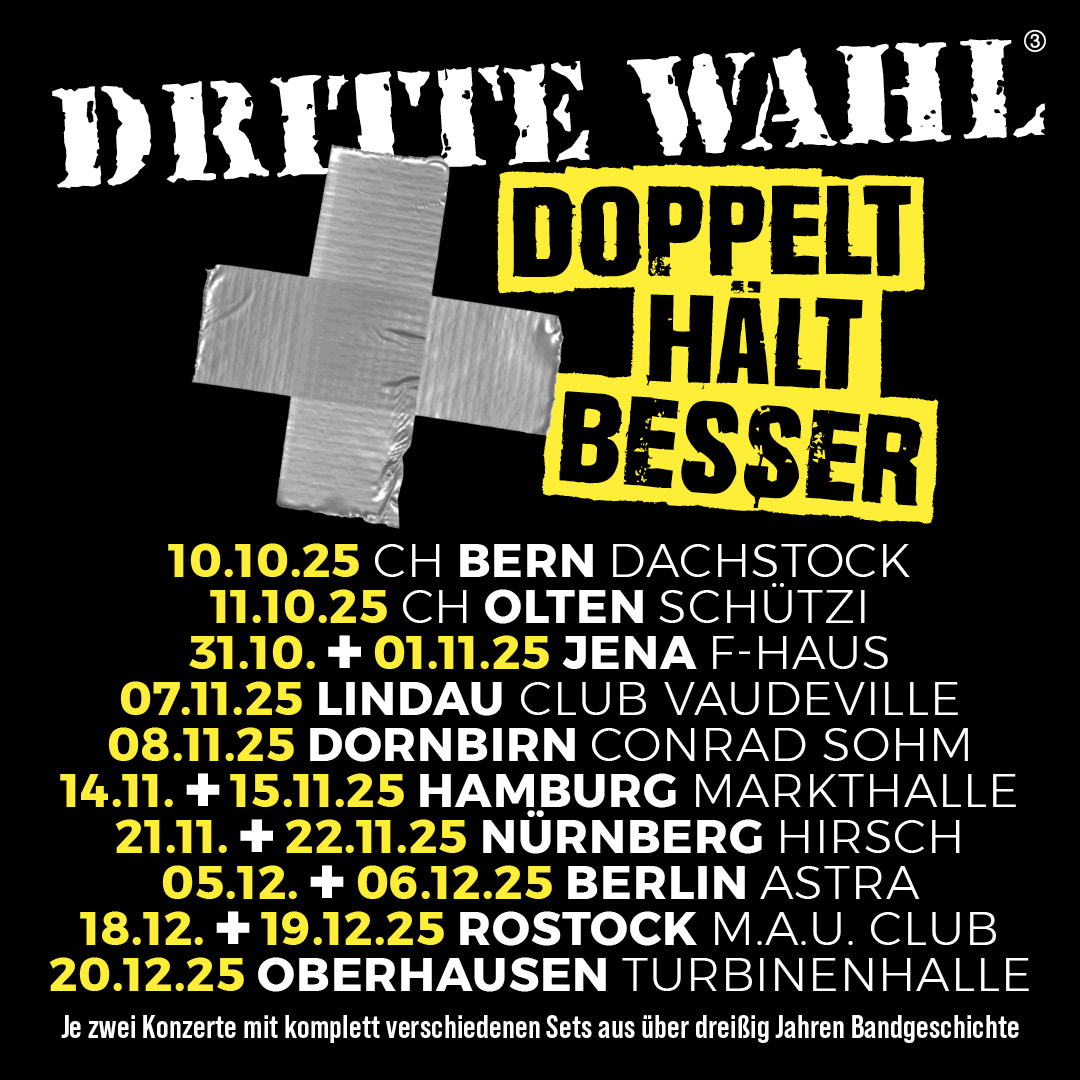Tourflyer Doppelt hält besser – Dritte Wahl gehen auf Doppel-Tour