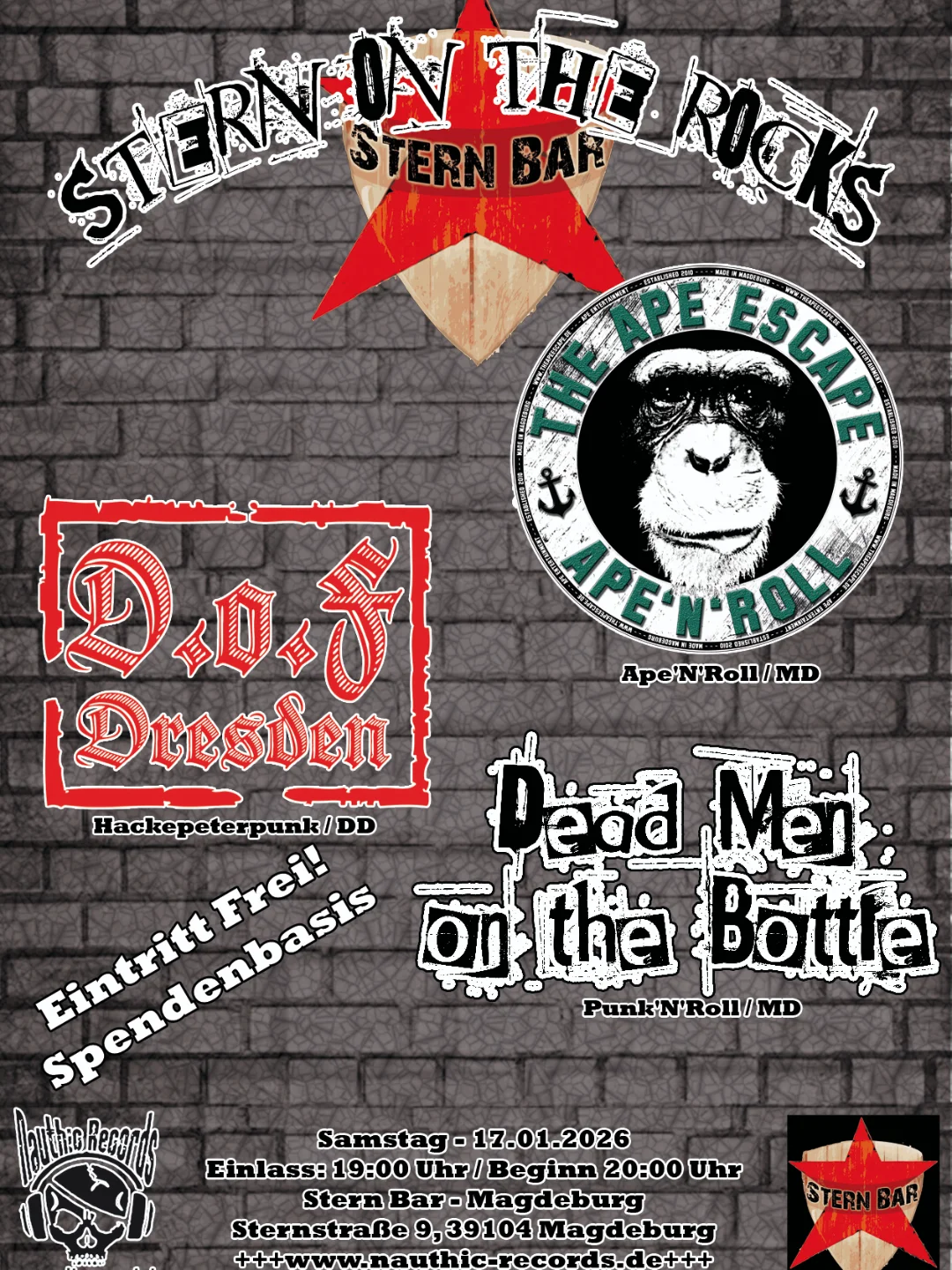 Flyer-von-der-HP Stern on the Rocks