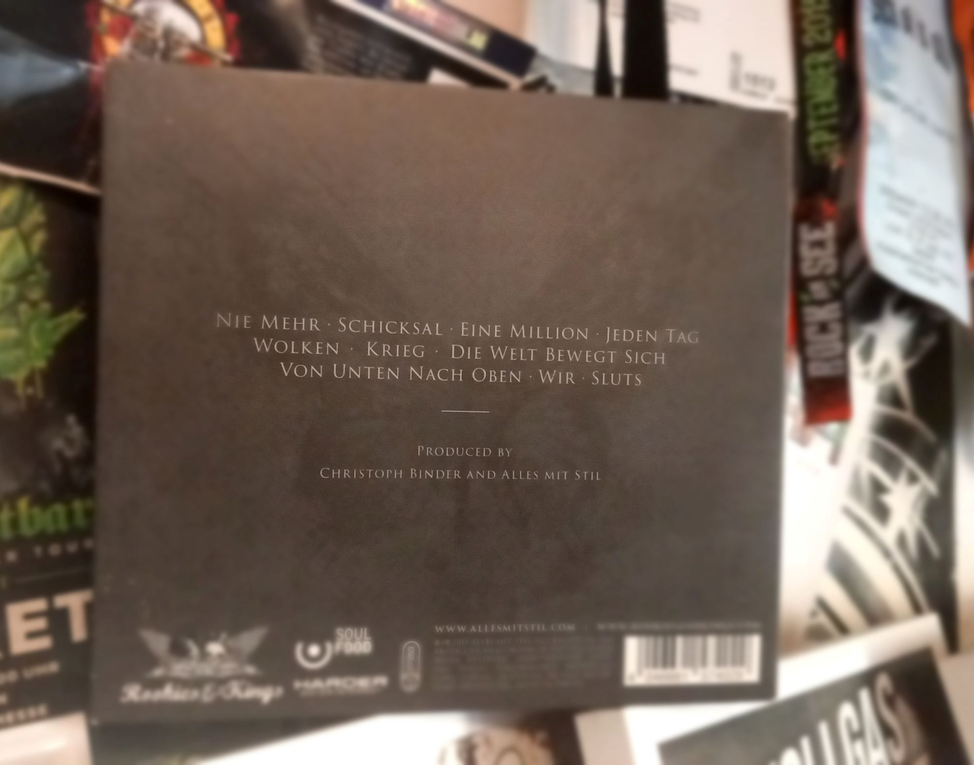 Buchstabe-A-Trackliste Alles mit Stil – vergessen und verstaubt – nicht mit uns!