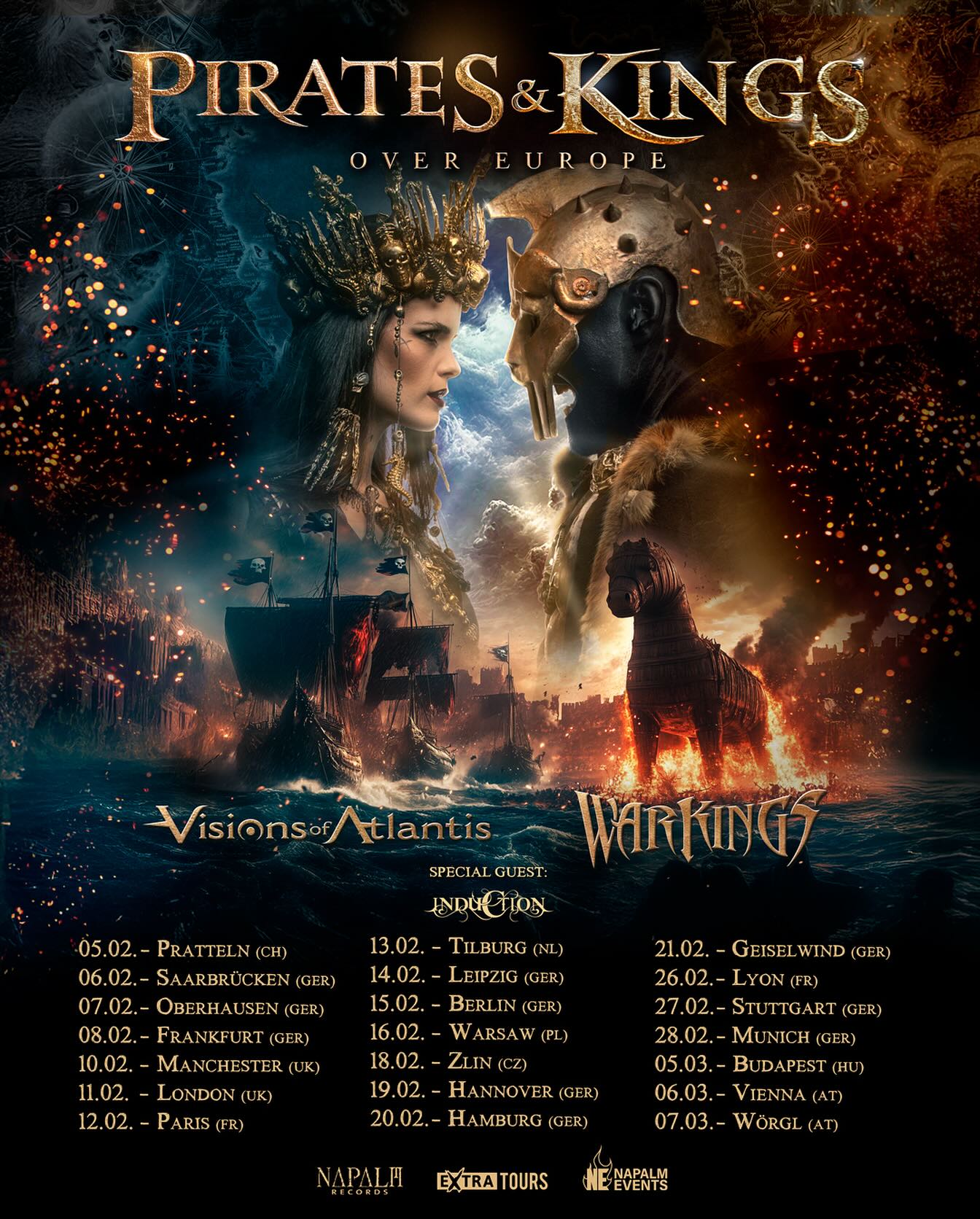 Flyer-2 Pirates and Kings over Europe: Visions of Atlantis und Warkings gemeinsam unterwegs