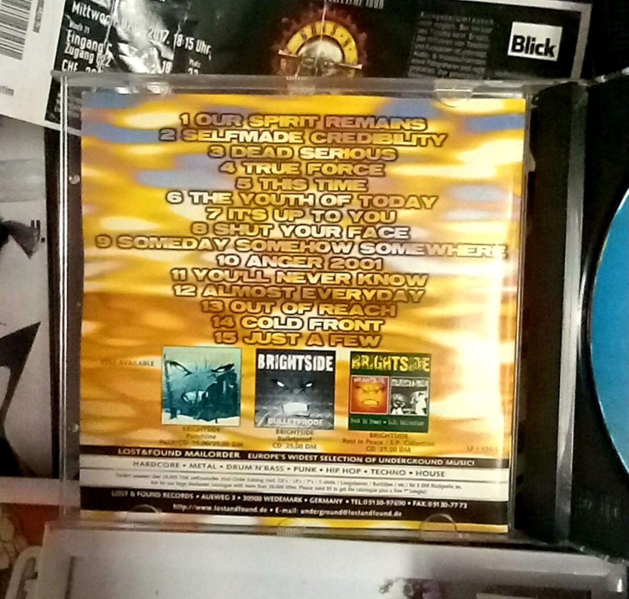 Trackliste-Foto-Joerg-Hentzgen Brightside – vergessen und verstaubt – nicht mit uns!