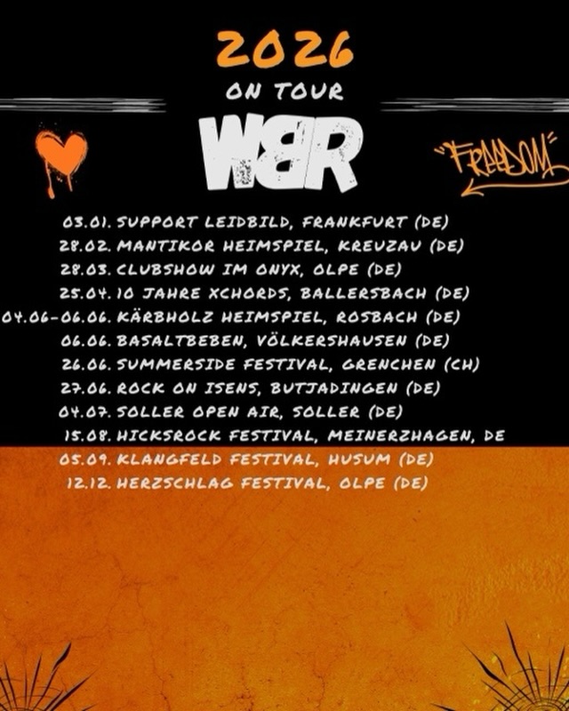 Flyer-Konzerte-2026 Bandvorstellung: WBR – Pop-Punk aus dem Sauerland