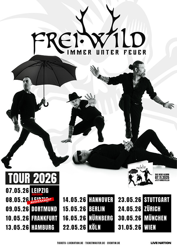 FreiWild-Toursupport_Nicki Frei.Wild, wo bleibt die Vorband?