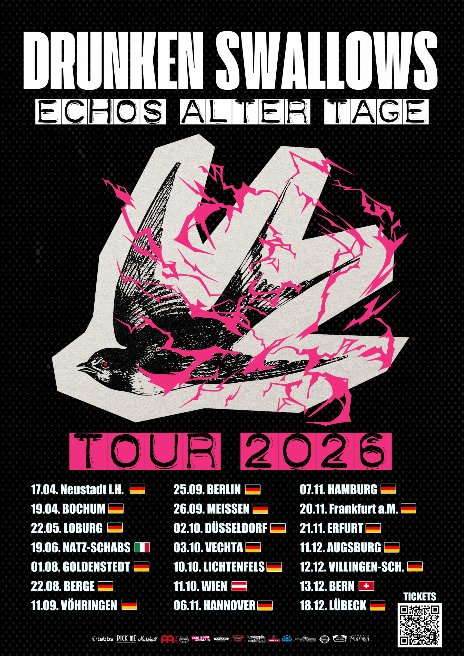 Tourplakat-Drunken-Swallows-scaled Drunken Swallows – neues Album mit kommender Tour