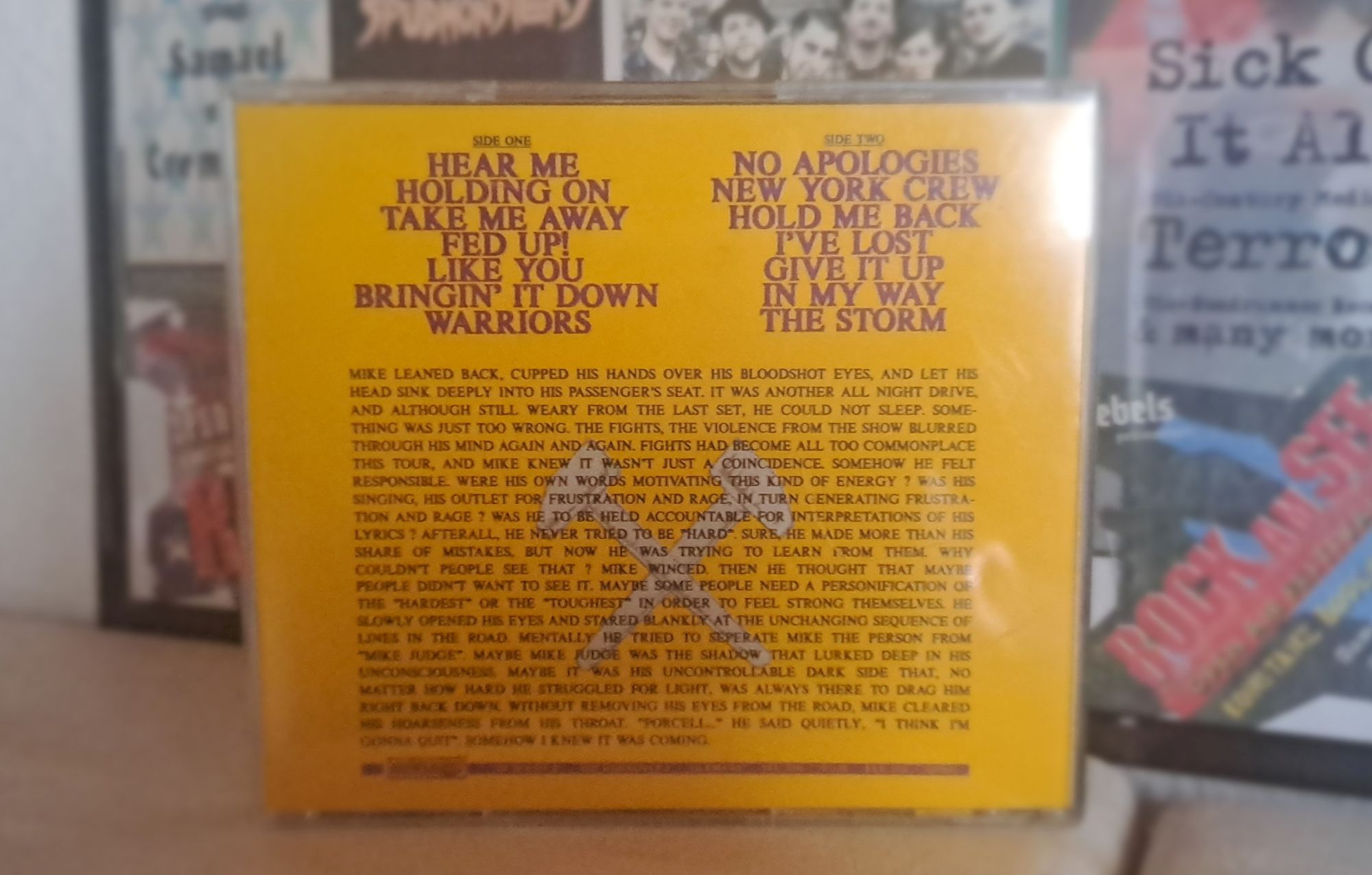 Back-Cover JUDGE – vergessen und verstaubt – nicht mit uns!